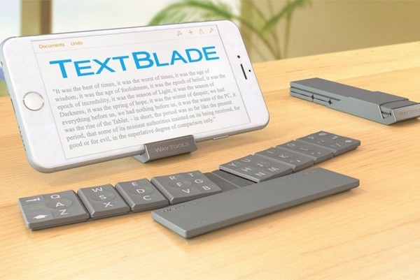 TextBlade, un clavier à 8 touches pour iPhone et iPad !