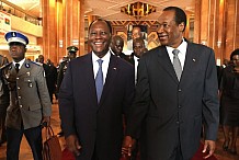  Le Chef de l’Etat a échangé avec le Président du Faso, à Accra.