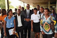  L’UNESCO et le ministère de la Promotion de la jeunesse échangent avec des jeunes leaders d’Agboville sur la cohésion sociale