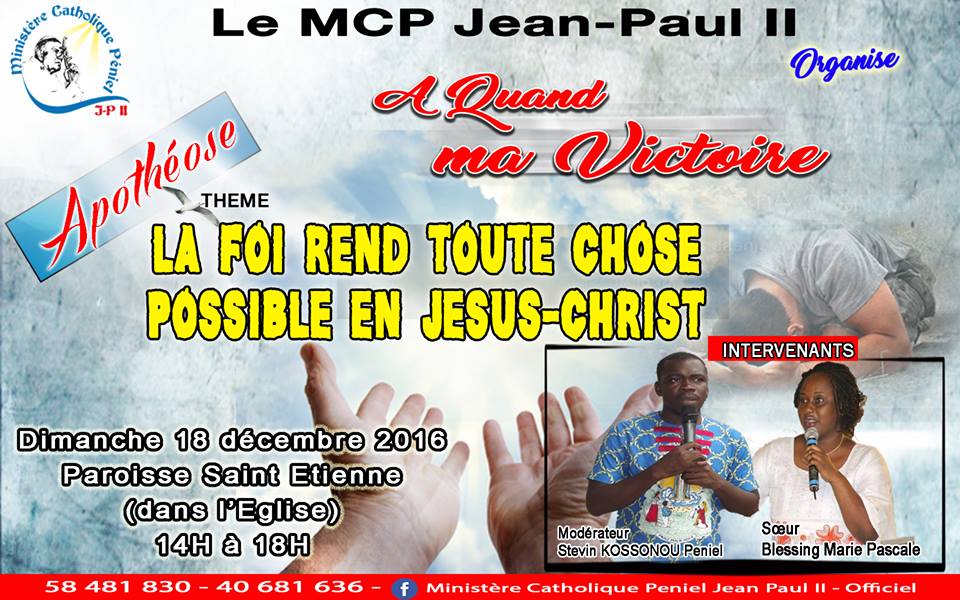 Séminaire: ''Les escrocs spirituels'' démasqués par le Modérateur Steven KOSSONOU