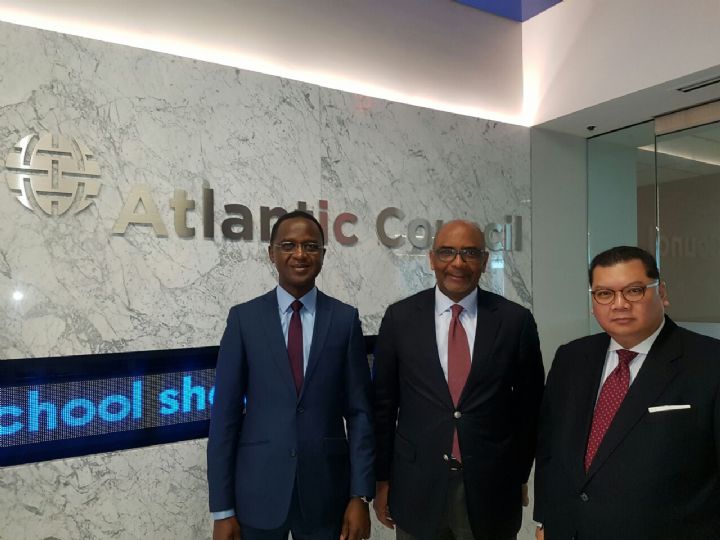 Economie : Le Président de la CGECI, Jean- Marie ACKAH et le Vice Président Ahmed CISSE reçus au FMI et à Atlantic Concil