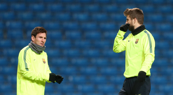 Piqué n'ira pas au mariage de Messi à cause de Shakira