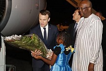Une grenade pour l'arrivée de Macron à Ouagadougou