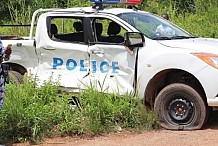 Gonzagueville : Un véhicule de police fait tonneau, 3 blessés dont un cas critique