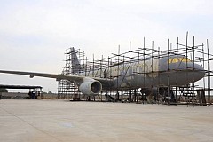 Un paysan chinois fabrique un avion