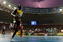 Usain Bolt et l'éclair, le cliché parfait pris par un photographe de l'AFP