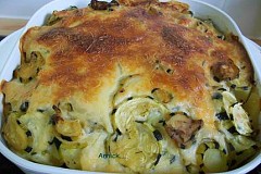 Gratin de courgettes et de pommes de terre