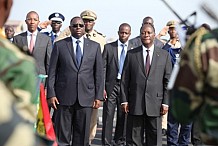 Les présidents ivoirien et sénégalais à l’ouverture des 7èmes Jeux de la Francophonie