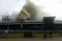 Riviera/ Incendie à Cap nord : Un magasin parti en fumée