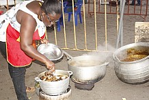 Remise de dispositifs de lavages des mains aux restauratrices d’Abidjan