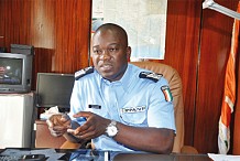 Commissaire Marc Michel AMOAKON : Commandant de la voie publique : 
