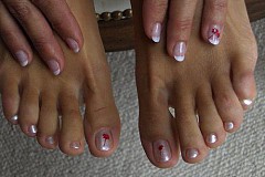 Beauté des ongles de pieds