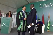 Doctorat Honoris Causa : le ministre Ibrahim Ouattara , 1er récipiendaire africain