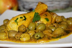 Poulet aux olives