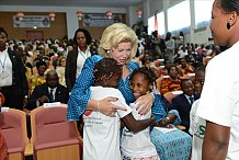 Lutte contre le travail des enfants dans la cacaoculture : La Première Dame, Mme Dominique Ouattara présente les efforts de la Côte d’Ivoire