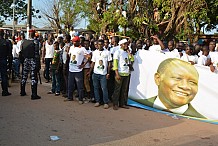 Visite d’Etat à Béoumi : La place Henri Konan Bédié débordée de monde attend le président Ouattara