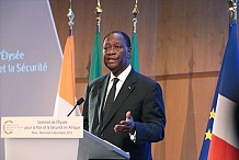 Depuis Paris, Ouattara tranche sur l’opportunité des états généraux proposés par le Fpi