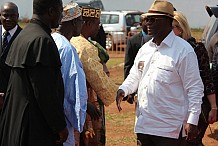 A Tiébissou, hier: La grande peur de Ouattara