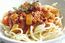 Spaghettis bolognaise.