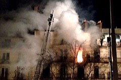 Violent incendie en cours boulevard Sébastopol, à Paris