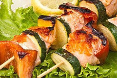 Brochettes de poissons