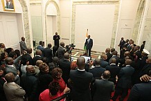 Première apparition publique du chef de l'Etat ivoirien à Paris