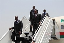 Arrivée de Blaise Compaoré à Abidjan pour une visite d'amitié et de travail