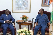 Alassane Ouattara rassure Denis Sassou N'guesso de sa «pleine forme» 