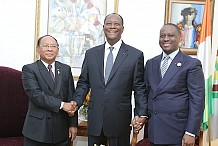 La visite du président du parlement cambodgien est «une marque de rayonnement de la Côte d'Ivoire», selon Alassane Ouattara 