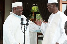 Ali Bongo est « venu prendre des nouvelles » d’Alassane Ouattara, « le grand Africain »