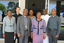 Grande Chancellerie : le Cardinal Peter Appiah Turkson chez Mme Henriette Diabaté