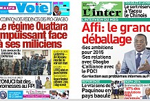 La politique et la nécrologie se disputent la Une des journaux ivoiriens