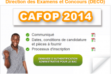 Cafop 2014 : Plus de 2000 candidats oubliés