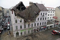 Autriche: Effondrement partiel d'un immeuble à Vienne