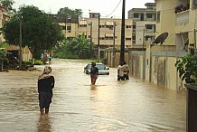 Saison pluvieuse : Abidjan encore sous les eaux, hier