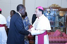 La Conférence des évêques catholiques dit « Yako » au chef de l’Etat pour le décès du Cardinal Bernard Agré