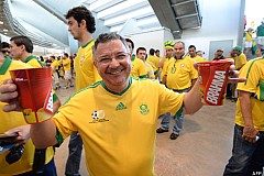 Coupe du monde 2014 : l'alcool force l'entrée des stades brésiliens