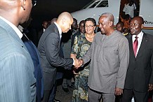 Le Président ghanéen, John Dramani Mahama, attendu à Abidjan, ce lundi