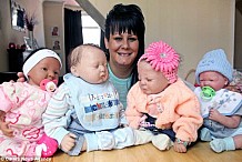 Wendy, 40 ans, vit mal sa stérilité: elle dépense 2.500 euros pour quatre poupées qu'elle traite comme ses enfants