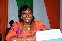  Raymonde Goudou Coffie à Accra pour une réunion sous régionale consacrée à Ebola