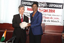 Coopération Ivoiro Japonnaise : un don de plus de 9 600 tonnes de riz offerts au Gouvernement Ivoirien