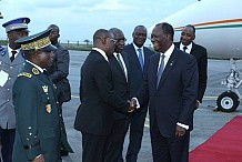 Le Chef de l’Etat a regagné Abidjan après un séjour de 48h à Accra
