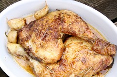 Poulet à l'ail