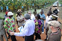 Le ministre de l’Agriculture apporte le soutien de l’Etat aux sinistrés des plantations de Nieky