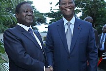 Ouattara et Bédié décident de «continuer à travailler ensemble»