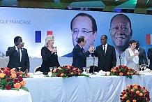 Le Président de la République a offert un dîner en l’honneur de son homologue français, S.E.M. François HOLLANDE, en visite officielle à Abidjan