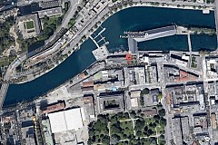 (Genève) Un homme saute dans le Rhône pour fuir la police et se tue