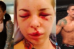 Une actrice porno tabassée et poignardée par une star du combat libre