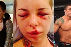 Une actrice porno tabassée et poignardée par une star du combat libre Une actrice porno tabassée et poignardée par une star du combat libre