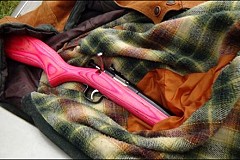 Un leader de gang arrêté par la police de Washington pour port d'arme... rose vif! Un leader de gang arrêté par la police de Washington pour port d'arme... rose vif!